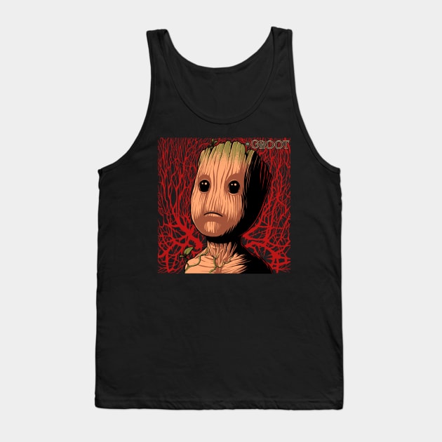 Bloody Groot Tank Top by ES427